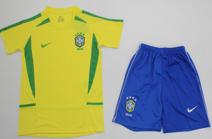 Brasil 1a Equipación 2002 - NIÑOS